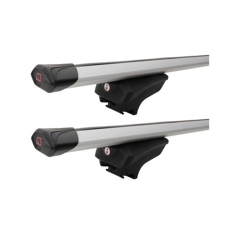 Barres De Toit Turtle Aluminium Noir Pour Seat Ateca KH7 2016-2023 - Kit Complet