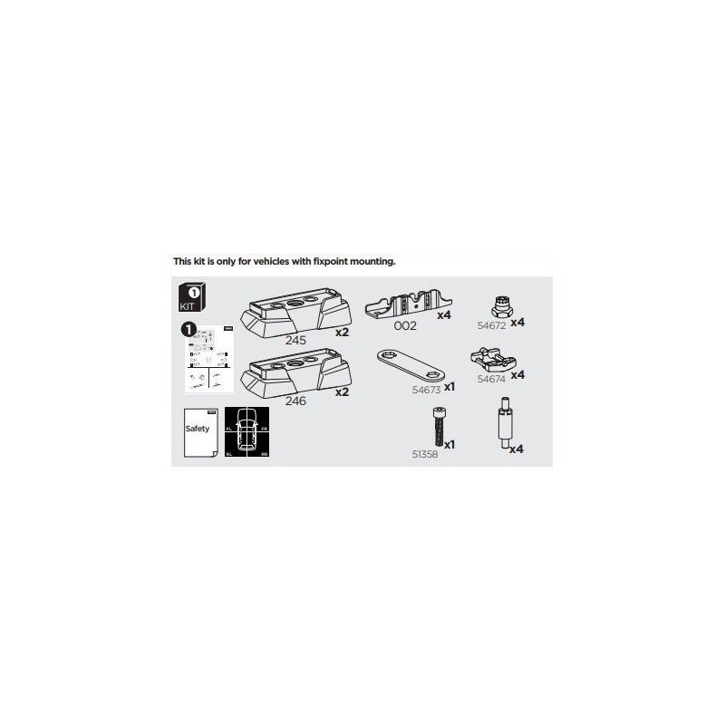 Thule kit 7142 | France Attelage