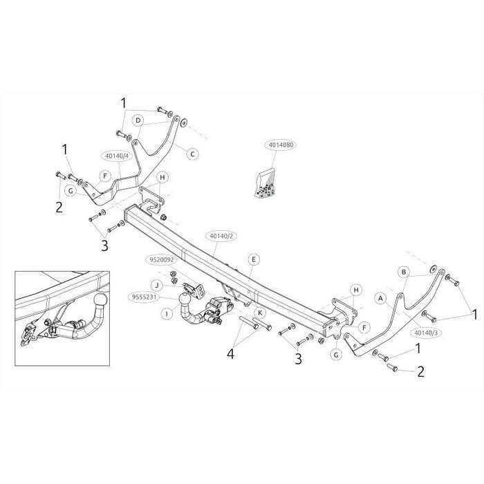 Attelage Mercedes Citan (W420 09/21-) RDSOD