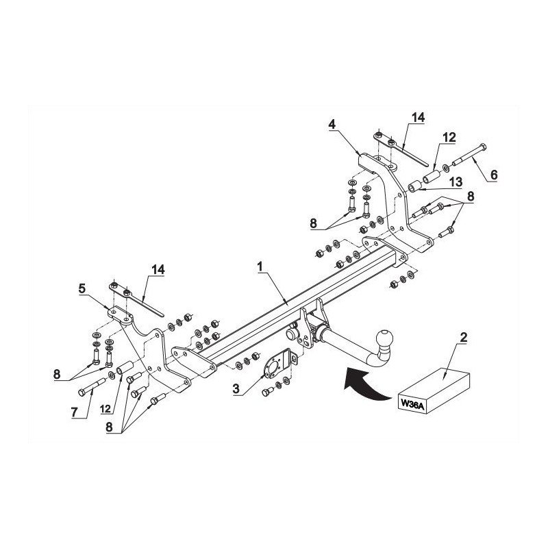 Attelage Démontable Umbra Pour Suzuki Jimny (10/98>>09/18) - Classe 2, 1300kg, Neuf