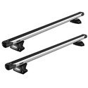 Barres de toit Mercedes EQE (02/22-) Thule SlideBar Alu