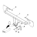 Attelage Mercedes CLA Berline C178 (04/2025-) RDSOH (Rotule horizontale démontable sans outil)