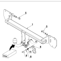 Attelage Mercedes CLA Berline C178 (04/2025-) RDSOV (Rotule verticale démontable sans outil)