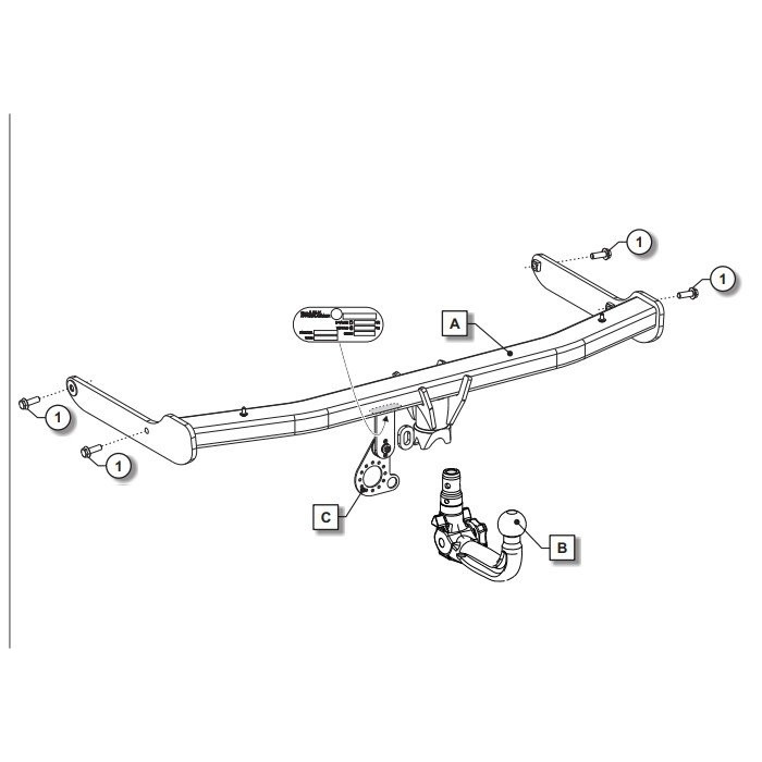 Attelage Audi Q3 y compris Sportback et Quattro (07/2025-) RDSOV (Rotule verticale démontable sans outil)