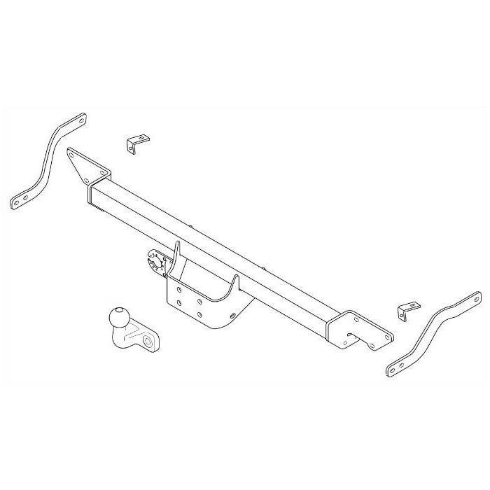 Attelage Citroën Jumper Plateau (01/2011-06/2024) standard + Faisceau spécifique 7 broches ECS Electronics